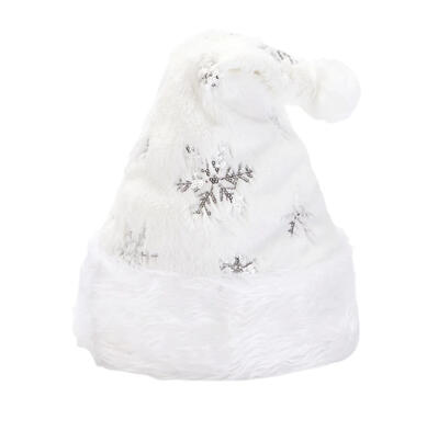White Christmas Santa Hat