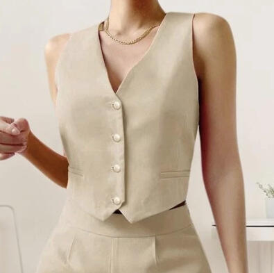 Apricot Vest Top