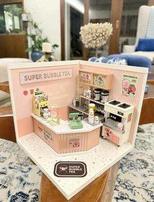 DIY Miniature Bubble Tea Shop