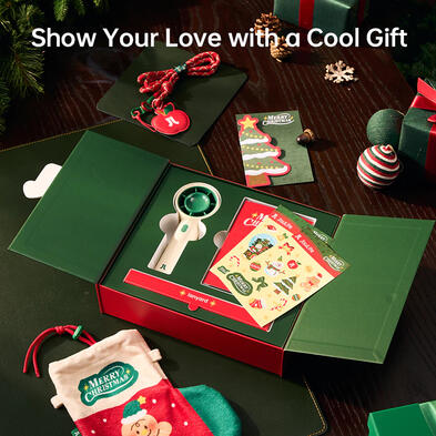 JISULIFE Christmas Edition Handheld Fan